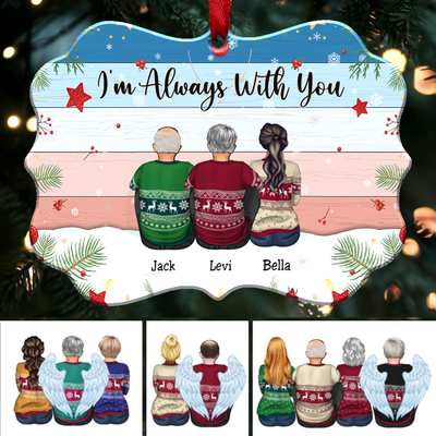 Personalized Brothers & Sister Ornament - I’m Always With You - Makezbright Gifts