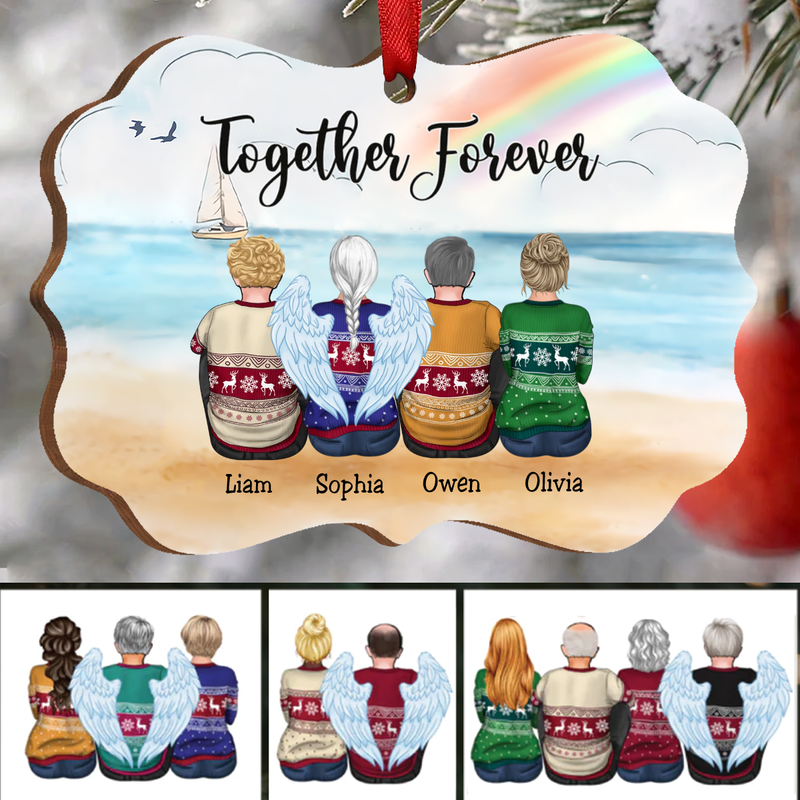 Custom Ornament - Together Forever - Personalized Christmas Ornament (S2L)