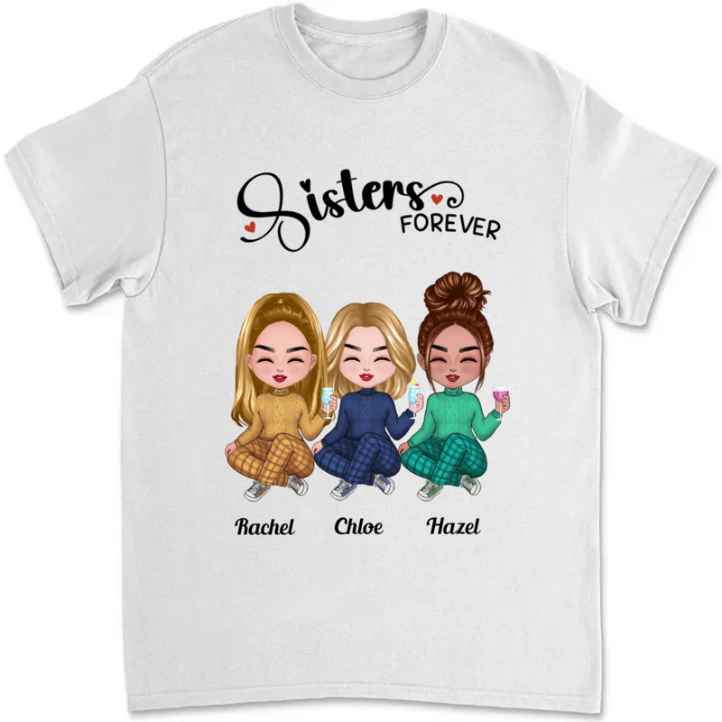 Sisters - Sisters Forever - Personalized T-Shirt