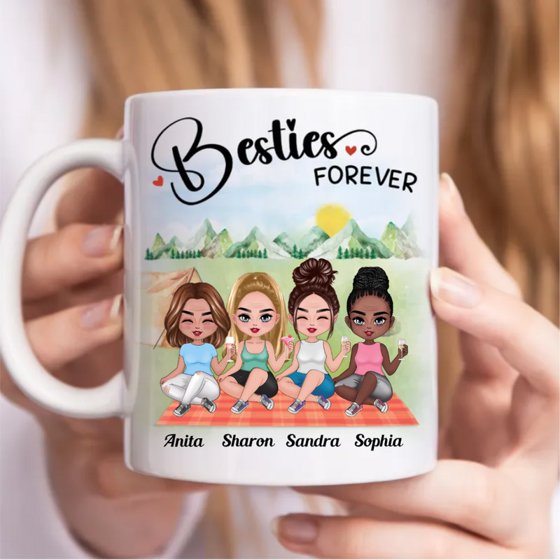 Besties - Besties Forever - Personalized Mug (AA)