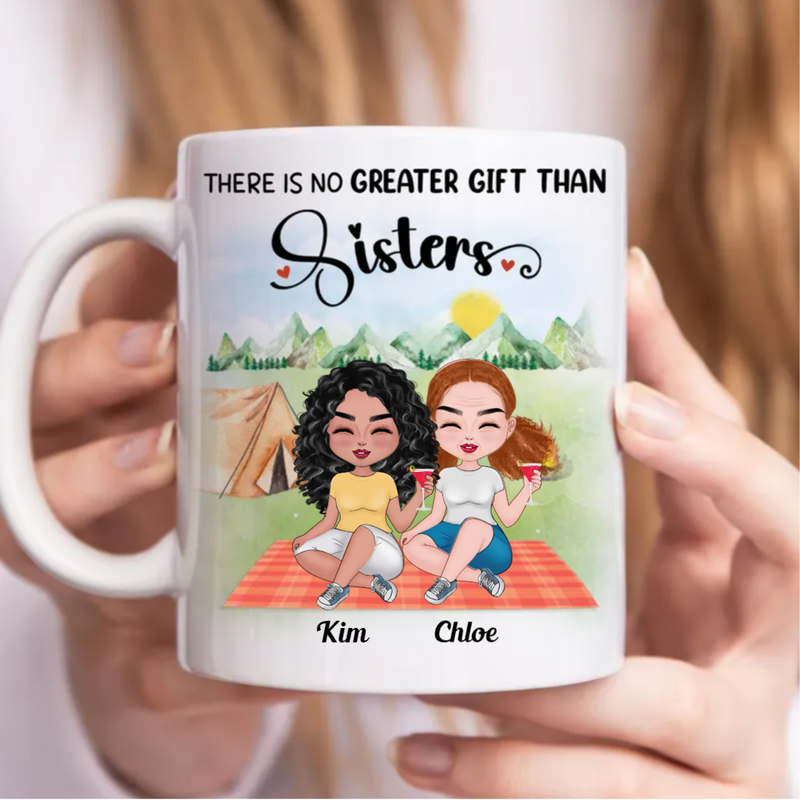 Sisters - There Is No Greater Gift Than Sisters - Personalized Mug (AA)