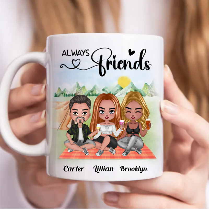 Friends - Always Friends - Personalized Mug (AA)