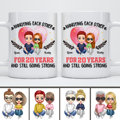 Couple - Annoying Each Other For Many Years Still Going Strong - Personalized Mug (Ver3) - Makezbright Gifts
