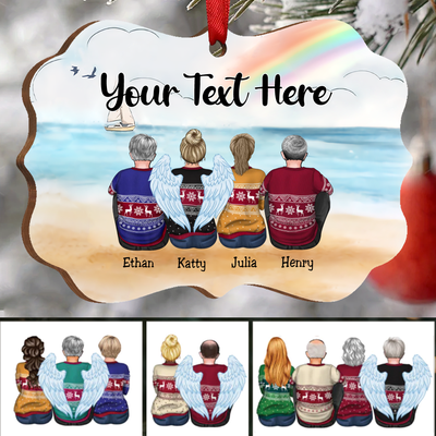 Family - Custom Ornament - Personalized Christmas Ornament - Makezbright Gifts