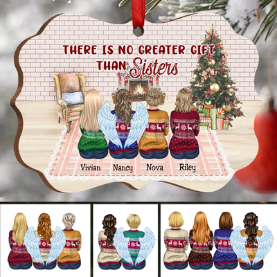Sisters - There Is No Greater Gift Than Sisters - Personalized  Ornament - Makezbright Gifts