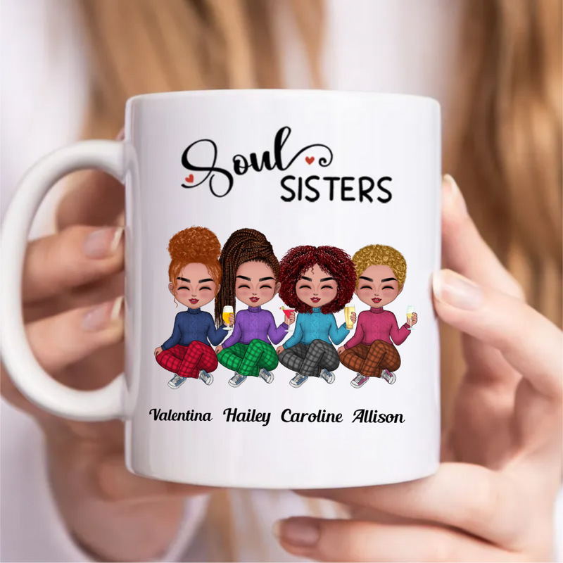 Sisters - Soul Sisters- Personalized Mug