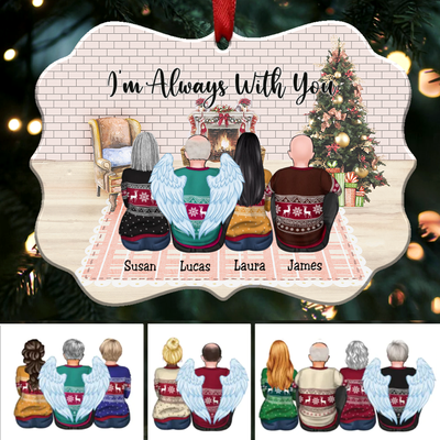 Custom Ornament - I’m Always With You - Personalized Christmas Ornament (SC1D) - Makezbright Gifts