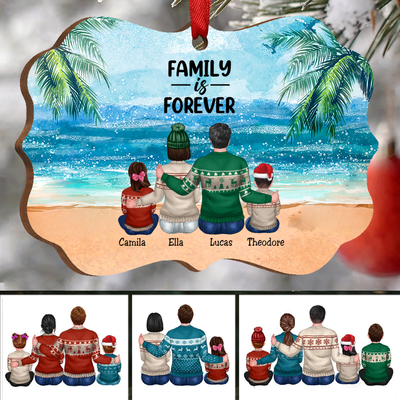 Family - Family Is Forever - Personalized Acrylic Ornament