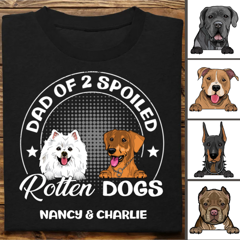 Dog Lovers - Spoiled Rotten Dog - Personalized Unisex T-Shirt