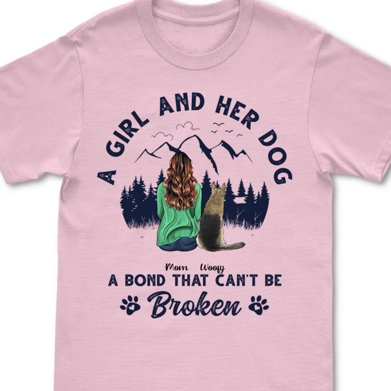 Dog Lovers - A Girl And Her Dog A Bond That Can&
