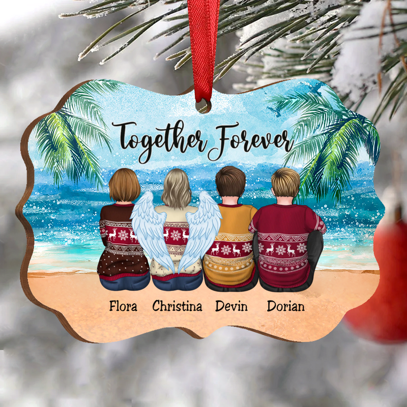 Brothers & Sisters - Together Forever V3 - Personalized Acrylic Ornament