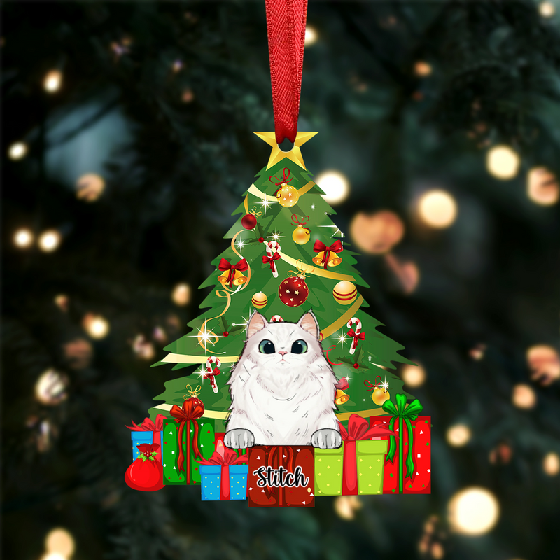 Dog/Cat Lovers - Christmas Tree With Pets - Personalized Christmas Ornament