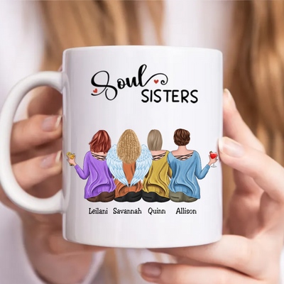 Besties - Soul Sisters - Personalized Mug (Ver. 2)