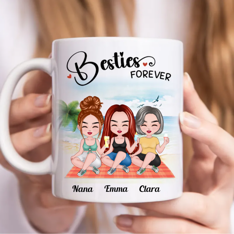Besties - Besties Forever - Personalized Mug (BB)