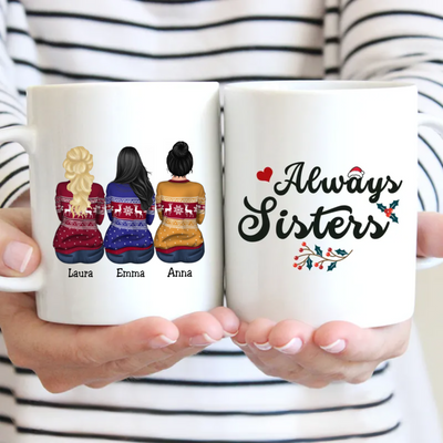 Always Sisters - Personalized Mug Gift Idea