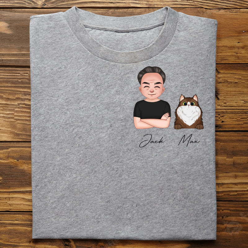 Pet Lovers - Pet In Pocket - Personalized T-shirt