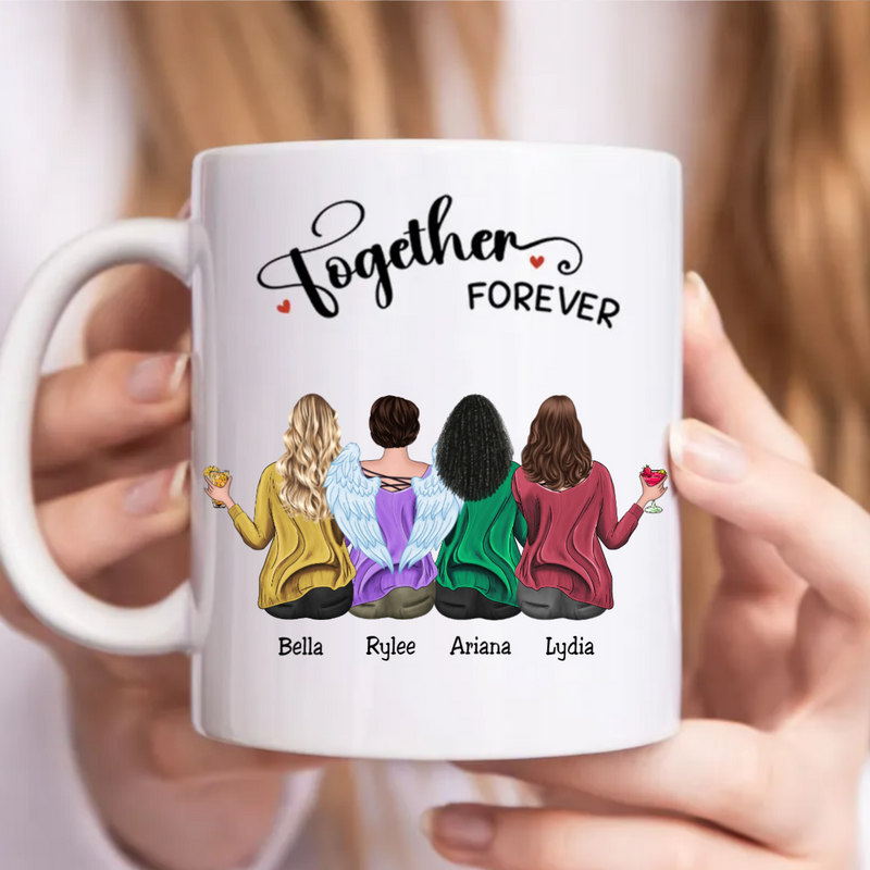 Besties - Together Forever - Personalized Mug (Ver. 2)
