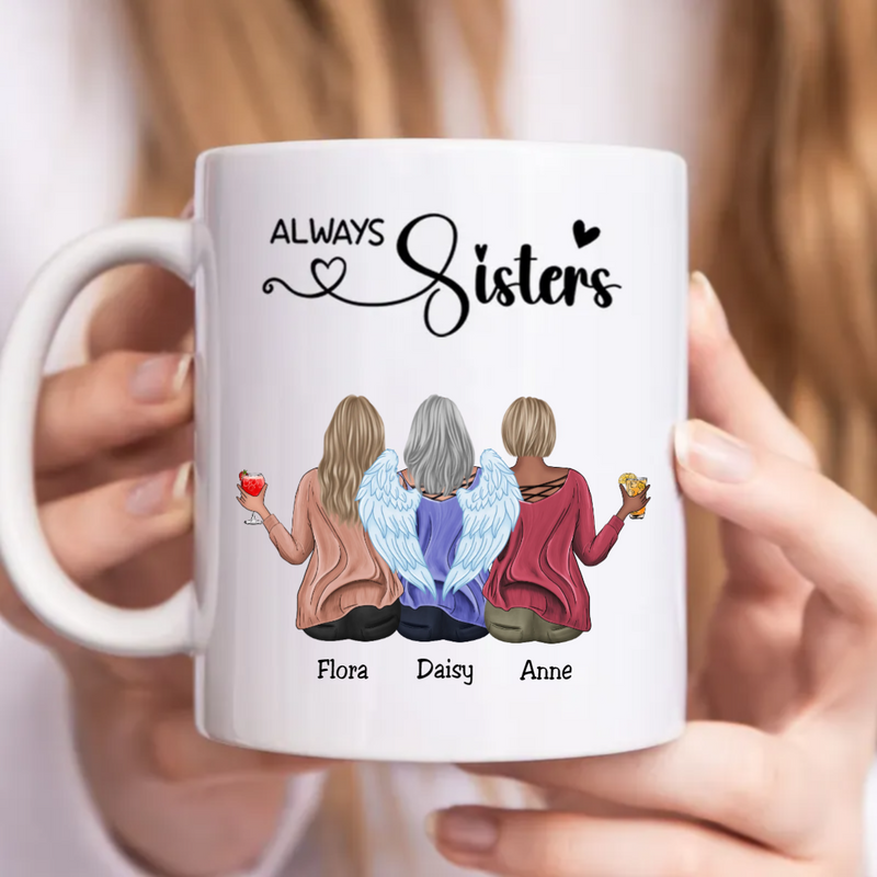 Sisters - Always Sisters - Personalized Mug (Ver. 2)