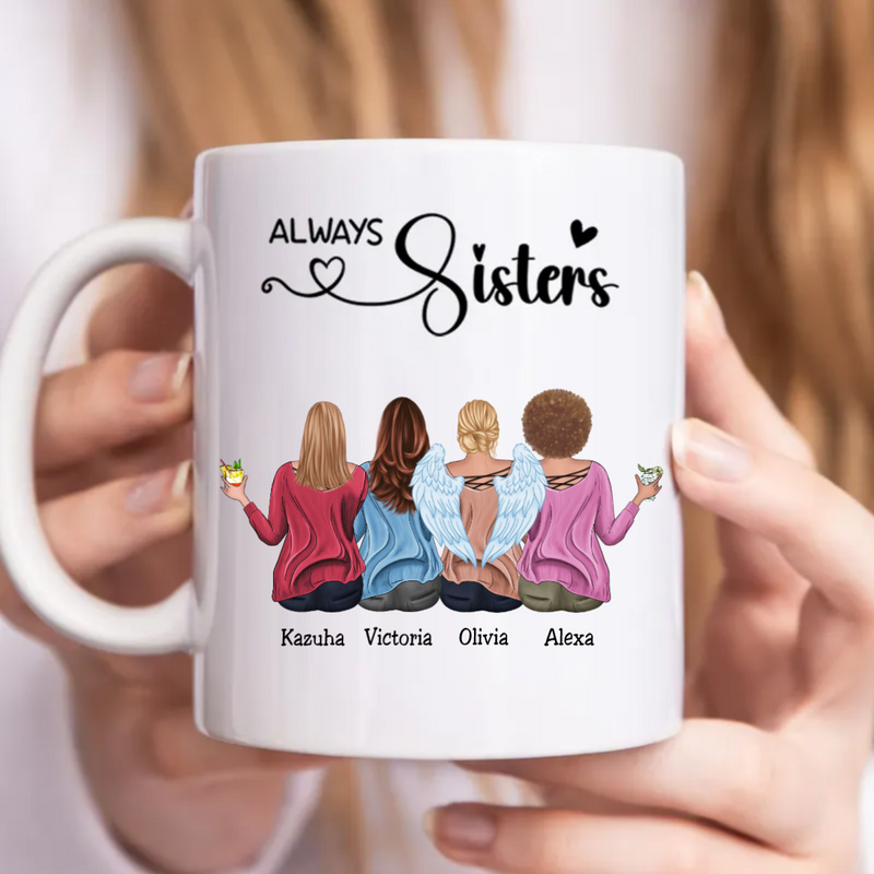 Sisters - Always Sisters - Personalized Mug (Ver. 2)