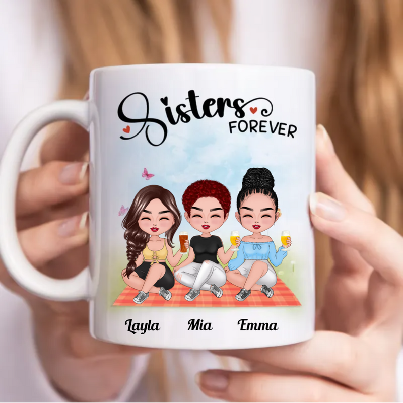 Sister - Sister Forever - Personalized Mug (BB)