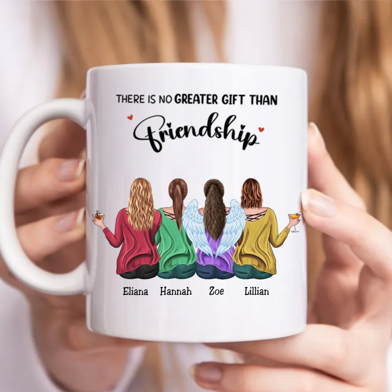 Besties - There Is No Greater Gift Than Friendship - Personalized Mug (Ver. 2)