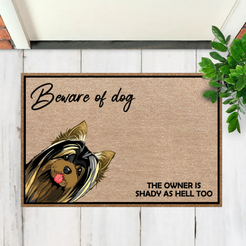 Pet Lovers - Beware Of Dogs And Cats - Personalized Doormat (NM)