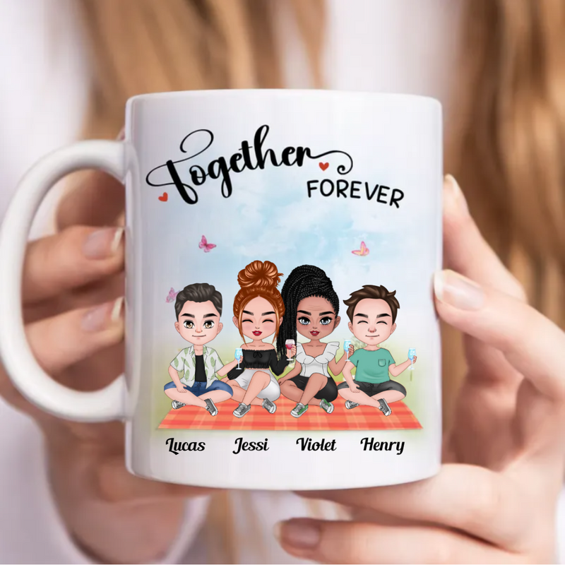 Friends - Together Forever - Personalized Mug (BB)