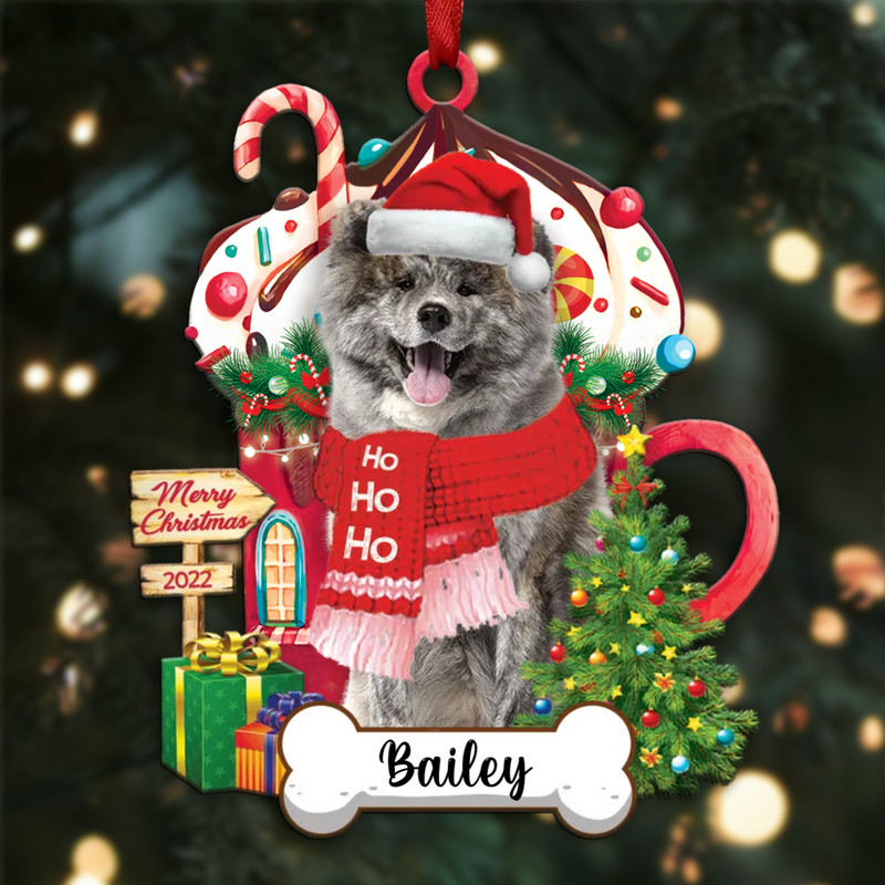 Dog Lovers - Dog Christmas Available For Many Dog Breeds - Personalized Ornament - Makezbright Gifts