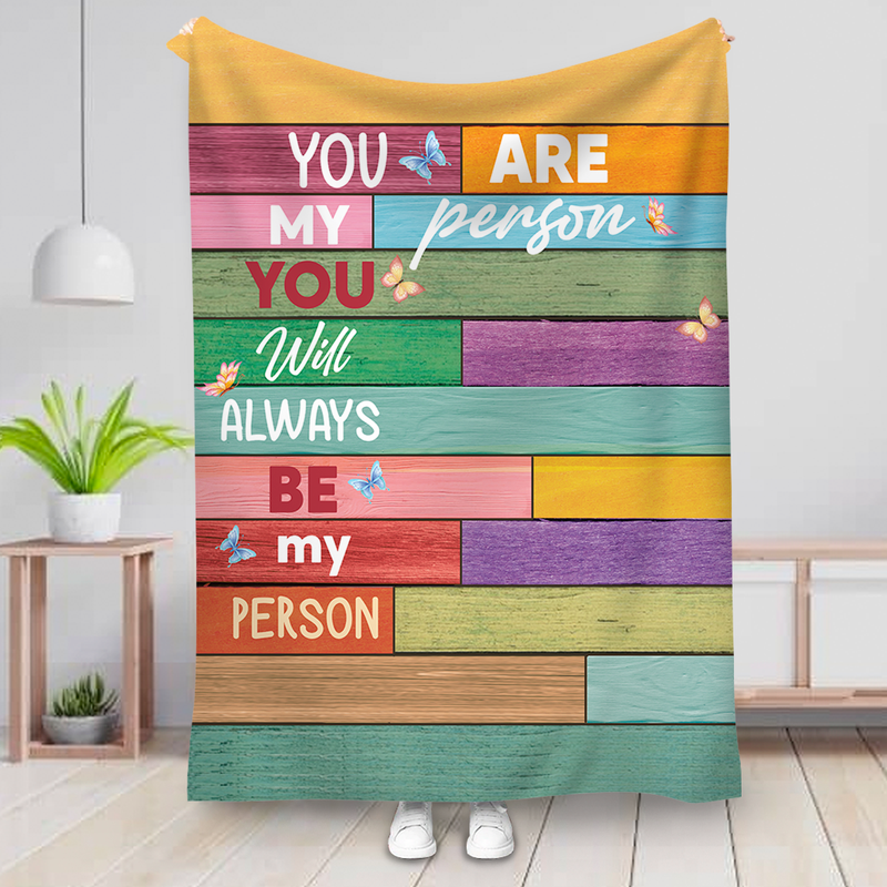 Sisters - You Are My Person You Will Always Be My Person - Personalized Blanket