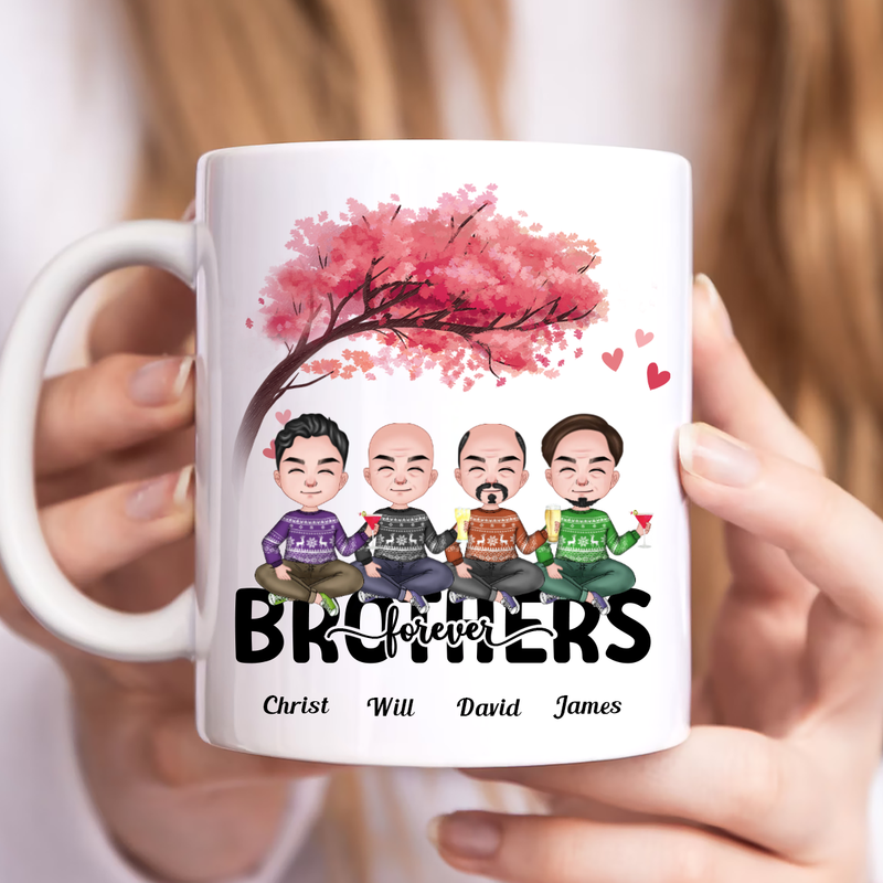 Brothers - Brothers Forever - Personalized Mug