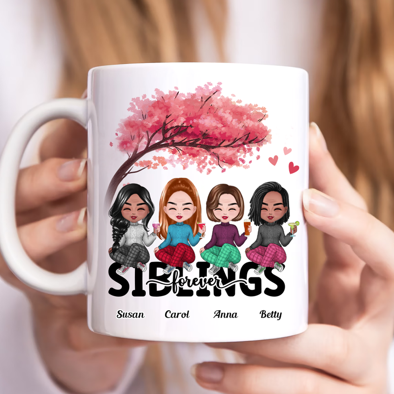 Family - Siblings Forever - Personalized Mug