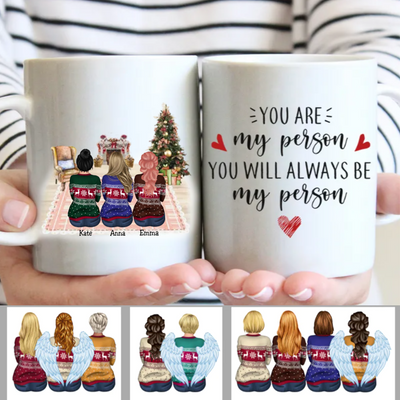 You Are My Person You Will Always Be My Person - Personalized Mug (Pink) - Makezbright Gifts