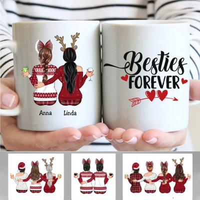 Besties Forever - Personalized Mug - GT30 - Makezbright Gifts