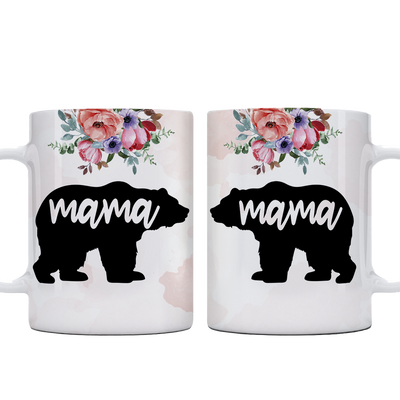 Family - Mama Bear Coffee Mug for Mom, Mother, Women, Wife - Personalized Mug - Makezbright Gifts