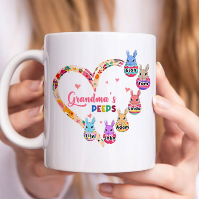 Family - Grandma's Peeps Easter Gifts - Personalized Mug