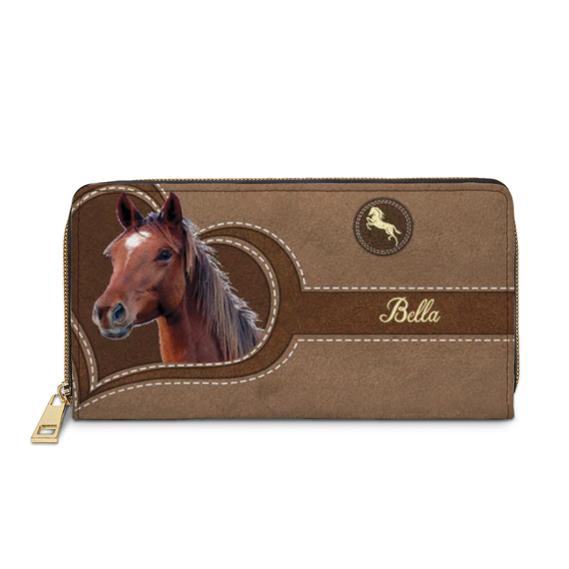 Horse Lovers - Personalized Horse Clutch Purse