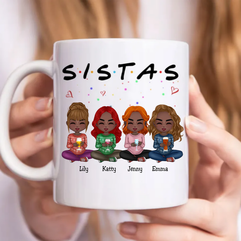 Besties - S.I.S.T.A.S - Personalized Mug