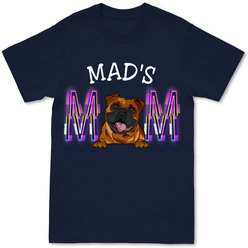 Dog Lover - Dog Mom - Personalized Black Unisex T-Shirt - Makezbright Gifts