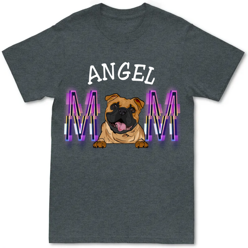 Dog Lover - Dog Mom - Personalized Black Unisex T-Shirt
