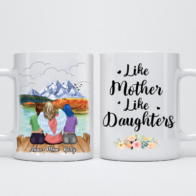 Mother - Like Mother Like Daughters - Personalized Mug - Makezbright Gifts