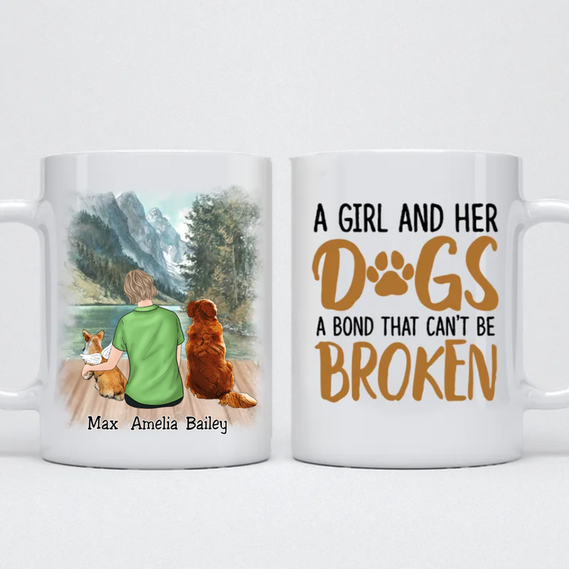 A Girl And Her Dogs, A Bond That Can&