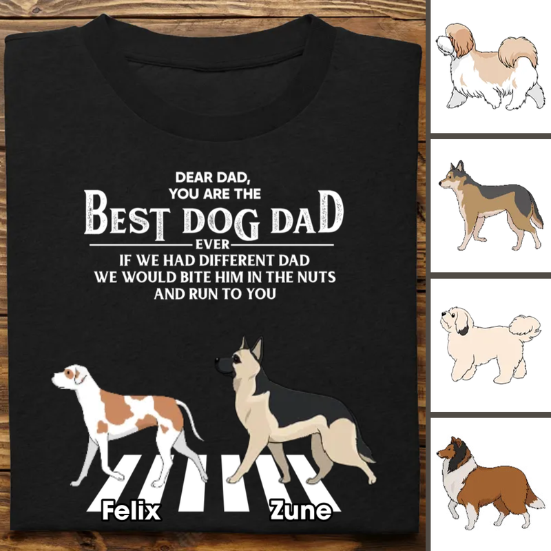 Dog Lovers - Dogs Run To You - Personalized T-Shirt