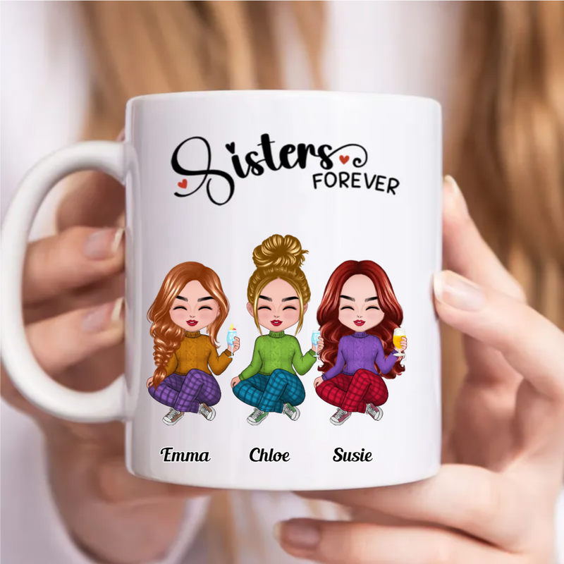 Sisters Forever - Personalized Mug